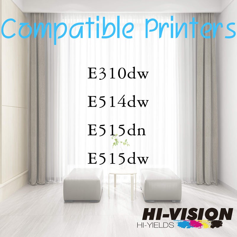 HI-VISION HI-YIELDS HI-VisionÂ® 1 Pack Compatible PVTHG 593-BBKD Toner Cartridge Replacement for E310dw E514dw E515dw E515dn - Image 2